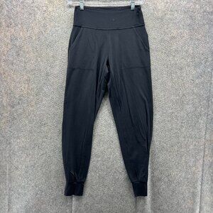 Lululemon Jogger Womens 6 Black High Rise Yoga Athletic Pants Dance Studio